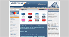 Desktop Screenshot of moebelverkauf.ch